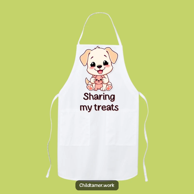 Funny Puppy Apron: Share the Fun in the Kitchen with this Character
