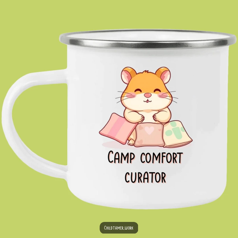 Funny Hamster Camp Mug: Diligent Arranger, Cozy Outdoor Organization