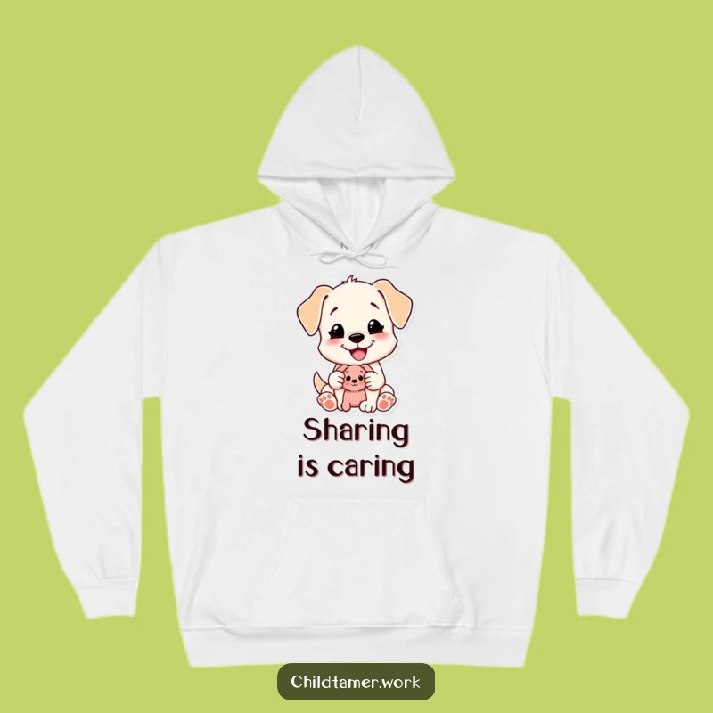 Funny Puppy Hoodie: Sharing Character for Cozy, Heartwarming Fun