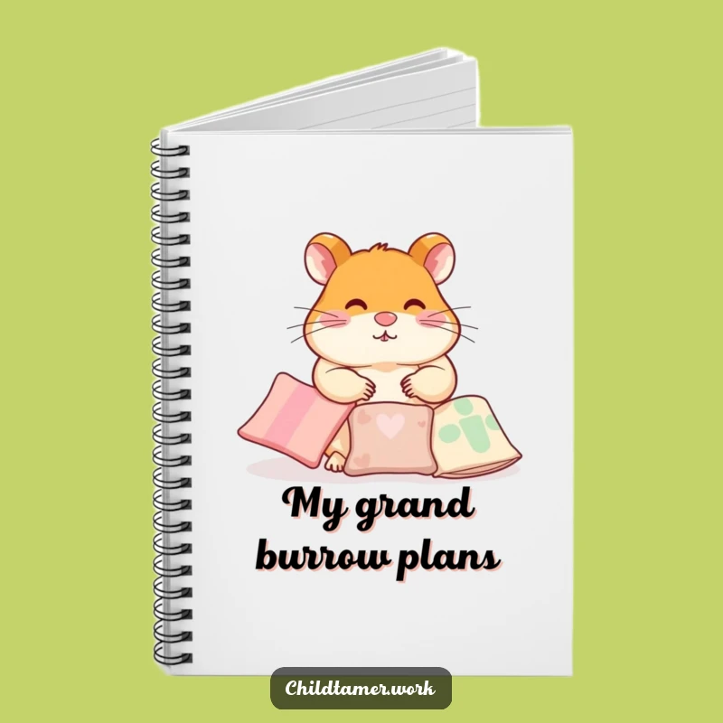 Funny Hamster Notes Notebook: Diligent Arranger, Journal Your Organized Thoughts