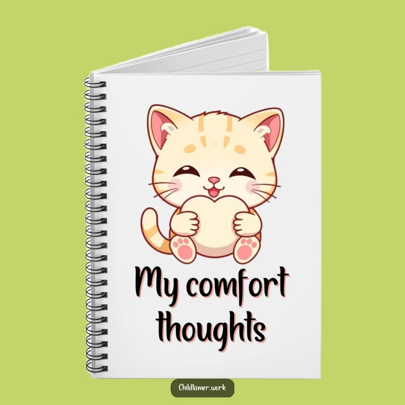 Funny Kitten Comfort Notebook: Cute Cat Journal, Perfect Gift for Cat Lovers
