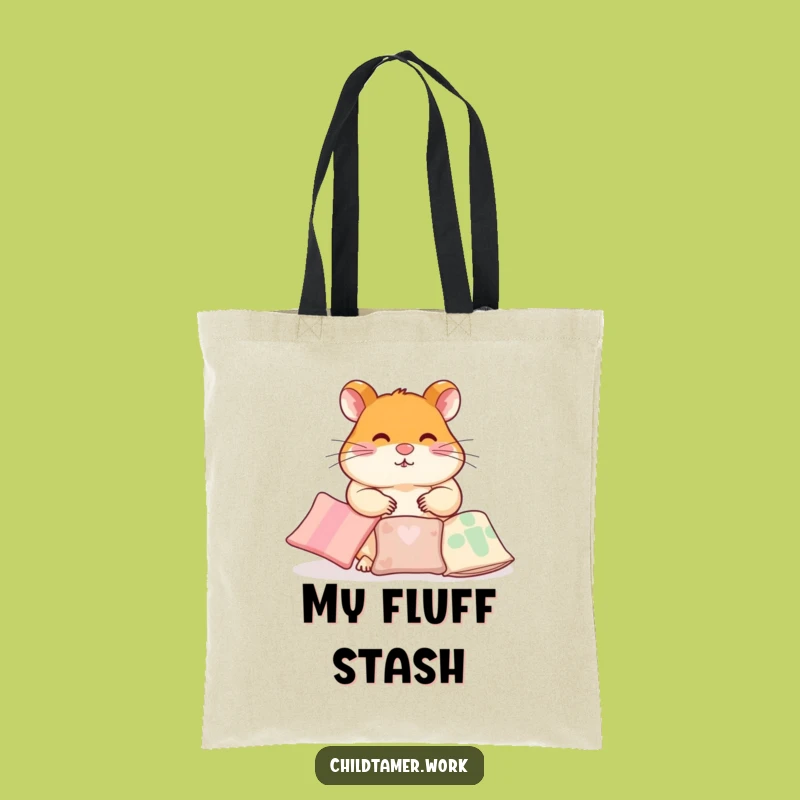 Funny Hamster Tote Bag: Diligent Organizer, Spacious & Hilarious Carry-All